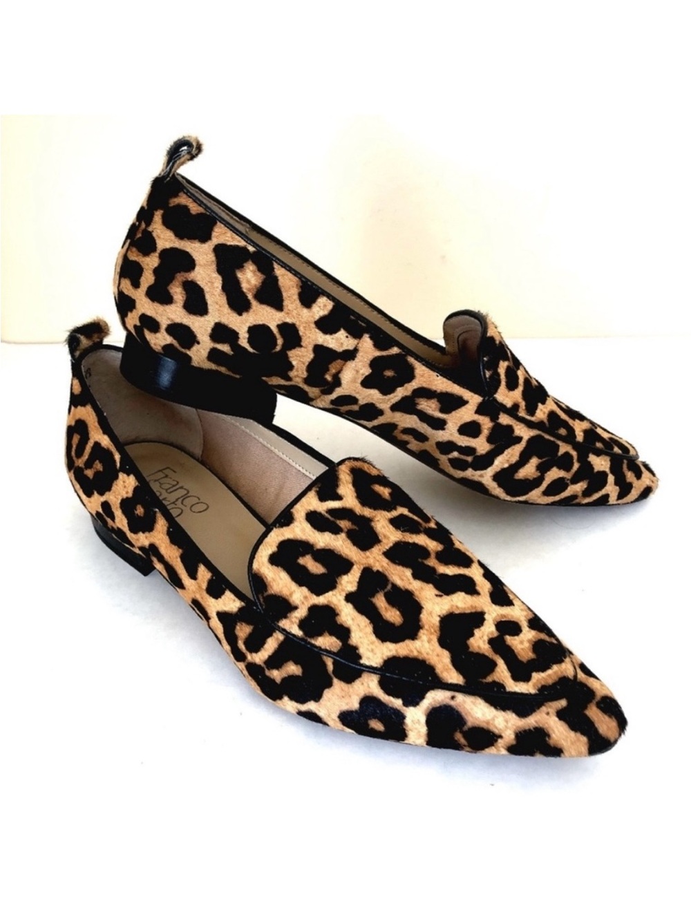 Franco Sarto Animal Print Calf Hair Studio Leopard
Loafer Flats Women’s Size 8